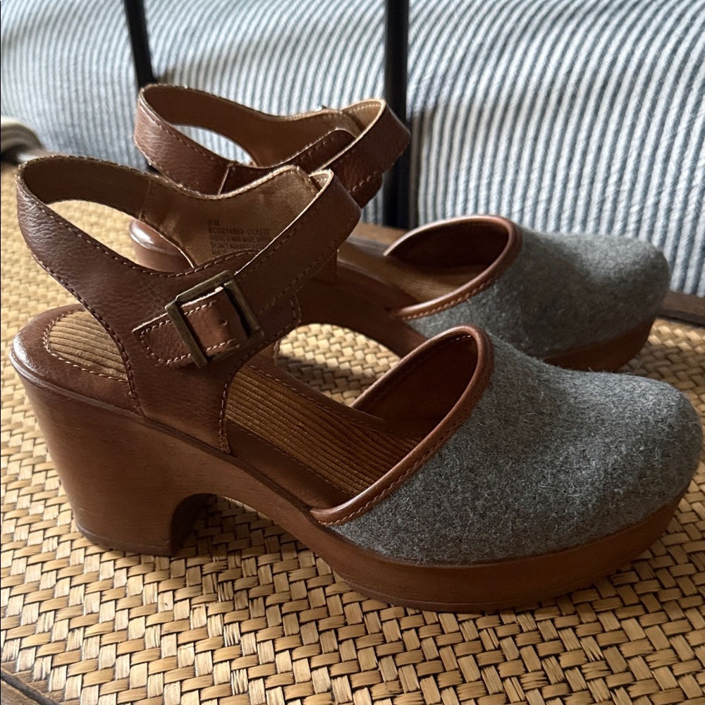 boc Brown and Gray Women's Mules